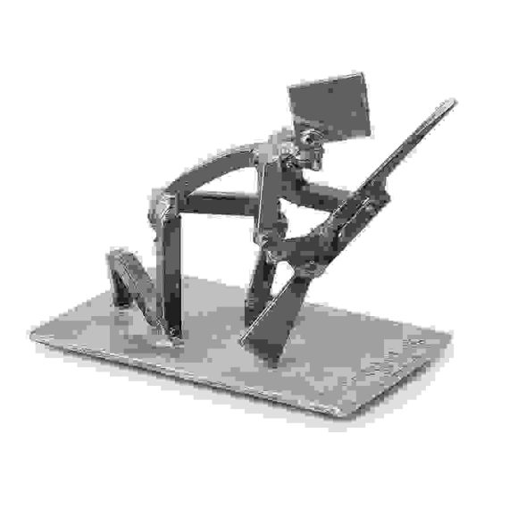 Toy Soldier with a rifle made in metal